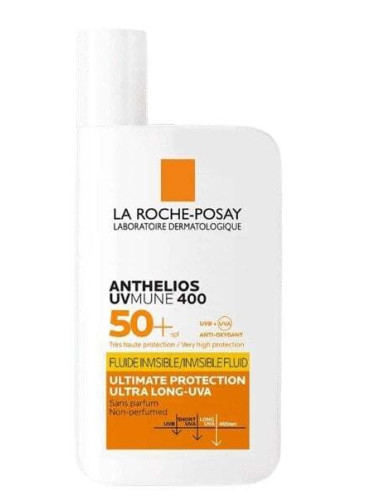 La Roche-Posay Anthelios UVMune 400 Invisible Fluid SPF50+ Слънцезащитен флуид без аромат