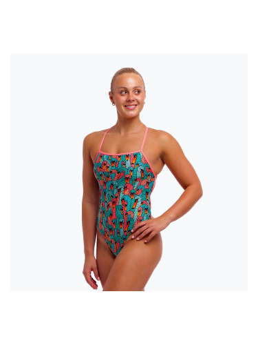 Дамски цял бански костюм Funkita Strapped In Swan see swan