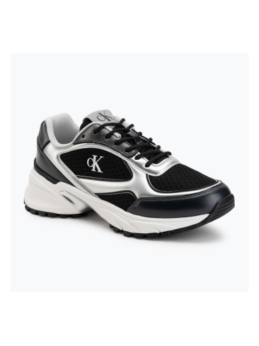 Мъжки обувки Calvin Klein YM0YM01402 Hike Runner Laceup Mesh Mix black/silver