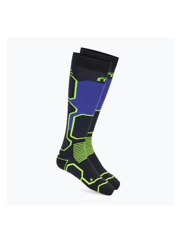 Скиорски чорапи Mico Medium Weight Warm Control Ski nero/giallo fluo