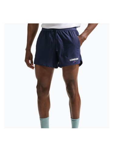 Мъжки шорти за бягане Nike Stride Dri-Fit Brief Lined 5" midnight navy