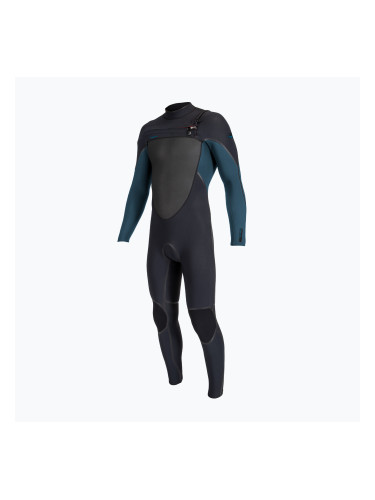 Детски неопренов костюм за плуване O'Neill Youth Psycho Tech 5/4+ Chest Zip Full black/cadet blue