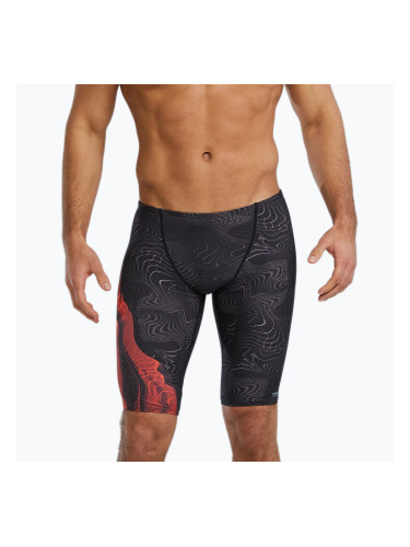 Мъжки шорти за плуване тип клин Tyr Durafast Elite Firestorm metalic fire