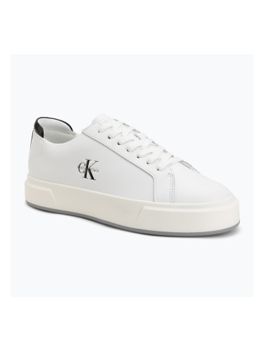 Дамски обувки Calvin Klein YW0YW01945 Basket Cups Laceup Leather bright white/black