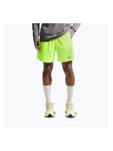 Мъжки шорти за бягане Nike Miler Dri-Fit 2in1 7" volt ice/barely volt