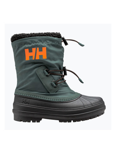 Helly Hansen Jk Varanger Insulated 453 dark creek/neon orange детски ботуши за сняг