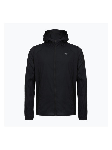 Мъжко яке за бягане Mizuno Tech Light Hooded black