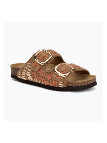 Scholl Noelle Crochet bude/light brown/cognac дамски джапанки