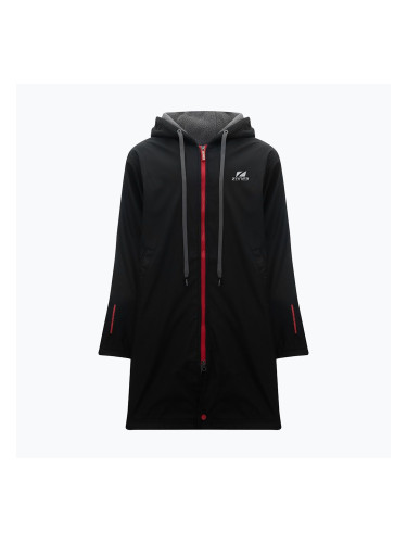 Детски халат за преобличане ZONE3 Polar Fleece Parka Jr black