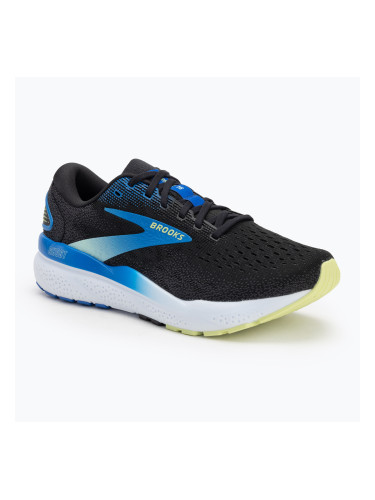 Brooks Ghost 16 мъжки обувки за бягане черно/кобалт/нео жълто