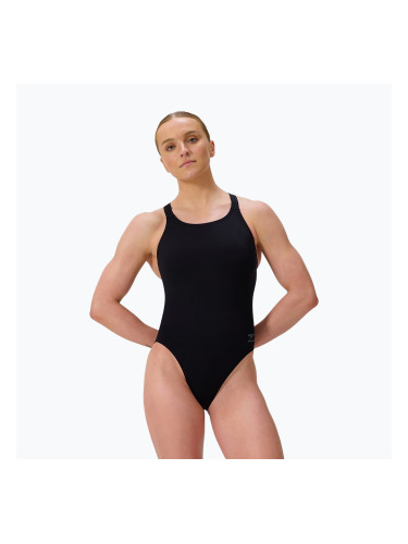 Дамски цял бански костюм Speedo FL Solid Leaderback team black