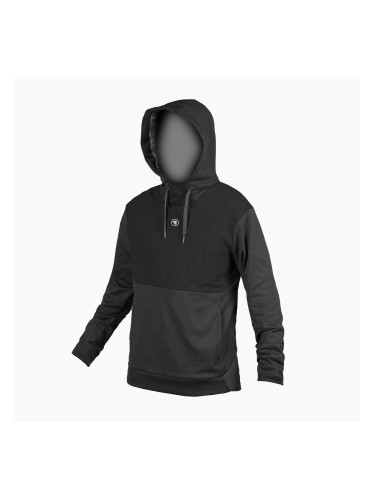 Мъжки суитшърт за колоездене Endura Trailster Tech Hoodie black