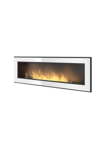 Биокамина Frame 1500 White + стъкло