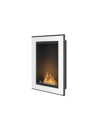 Биокамина Frame 550 White + стъкло
