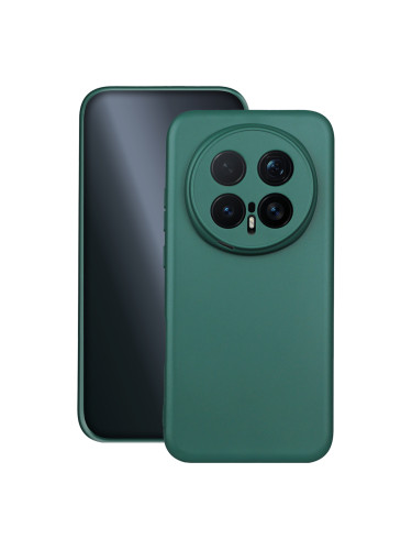 Силиконов кейс iPaky матиран, За Honor Magic8 Pro, Тъмнозелен