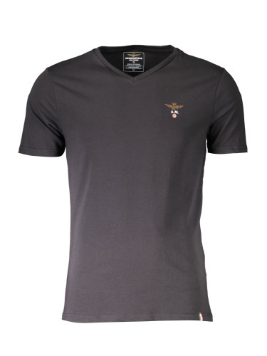 AERONAUTICA MILITARE черна тениска с къс ръкав
