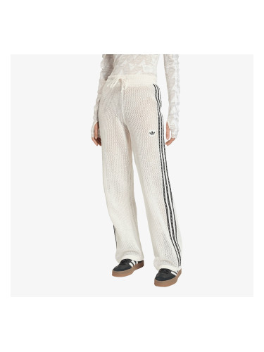 Панталони adidas Knitted Crochet Firebird Track Pants Off White M