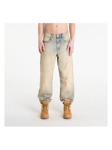 Дънки Patta Dirty Whiskers Denim Pants Sandwashed Light Blue Denim 28
