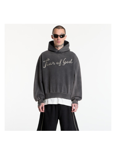 Суитшърт Fear Of God 26 Classic Fit Half Raglan Hoodie Off Black S