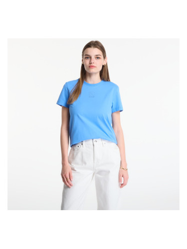 Тениска Calvin Klein Ss 20S Jersey Emblem Crew Tee Marina XS
