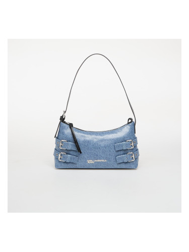 Karl Lagerfeld Jeans Buckle Shoulder Bag Denim Standard/ Blue/ Denim Universal