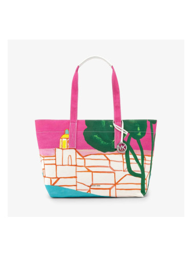 Michael Kors X Christina Zimpel Large Tote Raspberry Multi Universal