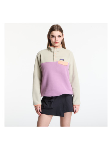 Суитшърт Patagonia Women's Lightweight Synchilla® Snap-T® Fleece Pullover Light Violet L