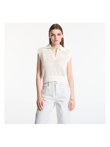 Елек Calvin Klein Jeans Crochet Cropped Vest Tofu S