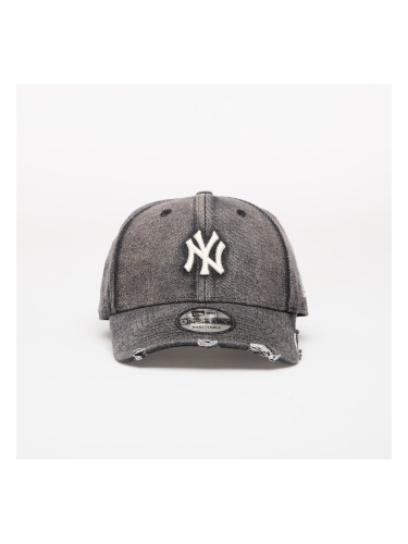 Шапка New Era 9FORTY MLB Acid Wash Denim New York Yankees Black Universal