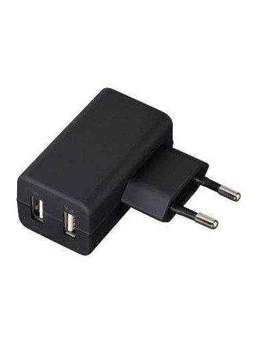 Hama Dual USB Charger 3.1 A - захранване за ел. мрежа 3.1А с два USB изхода за iPad, iPhone и iPod