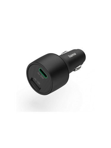 Зарядно устройство Hama 201690 12-24V PD/QC 32W 1xUSB-C 1xUSB-A