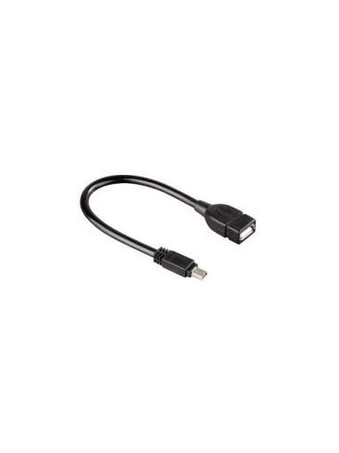 Кабел Hama 39626 OTG MINI-B USB M - A USB 2.0 Ж