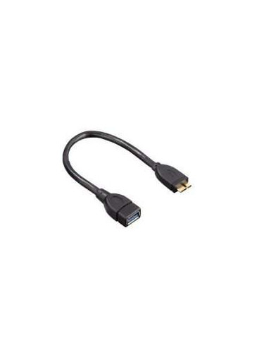 Кабел Hama 54511 OTG USB-MICROUSB 3.0 0.15M