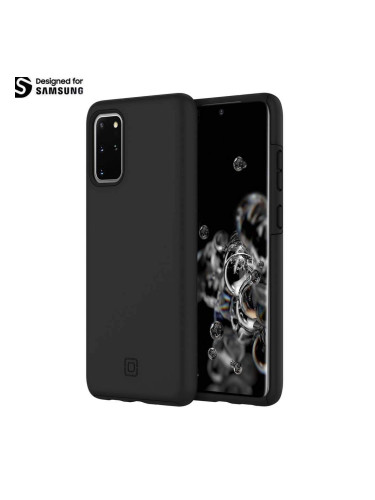 Incipio DualPro Case - удароустойчив хибриден кейс за Samsung Galaxy S20 Plus (черен)
