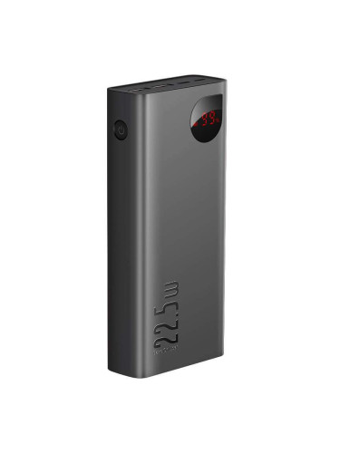 Baseus Adaman Metal Digital Display Power Bank 22.5W 30000 mAh (PPIMDA-C0A) - външна батерия с два USB-A и един USB-C изходи и технология за бързо зар