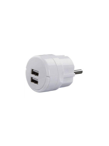 Зарядно устройство Hama 121989 2 USB 220V/5V 2.1A