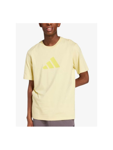 ADIDAS Future Icons 3 Bar Logo Tee Yellow