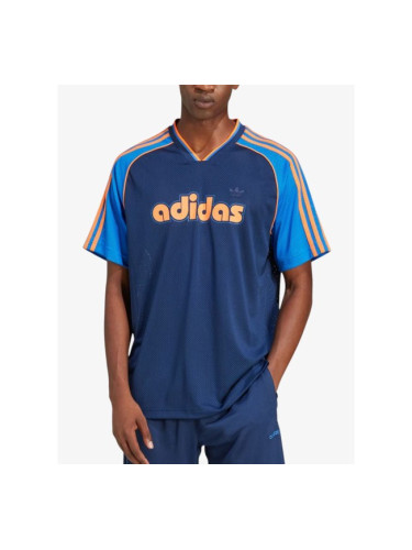 ADIDAS Short Sleeve Jersey Tee Blue