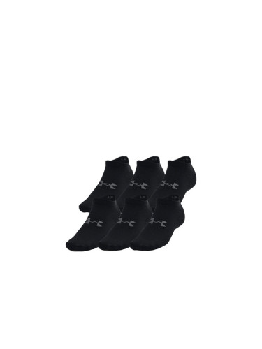UNDER ARMOUR Essential No Show 6pk Black