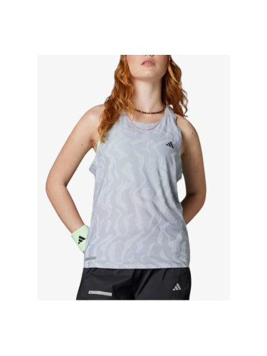 ADIDAS Ultimate HEAT RDY Engineered Running Tank Top Gray