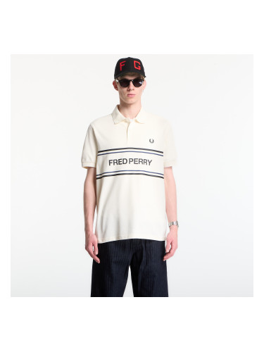 Тениска Fred Perry Fred Perry Graphic Polo Shirt Ecru L