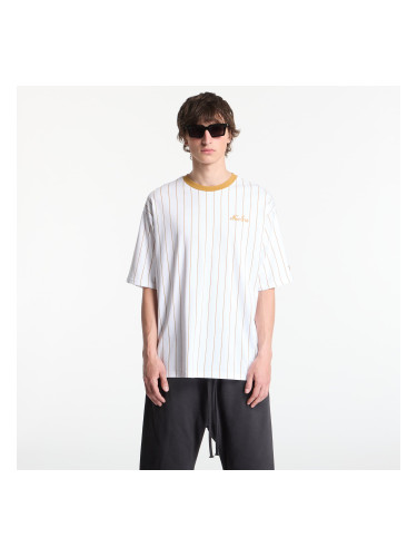 Тениска New Era Pinstripe OS Tee UNISEX Optic White/ DOC L