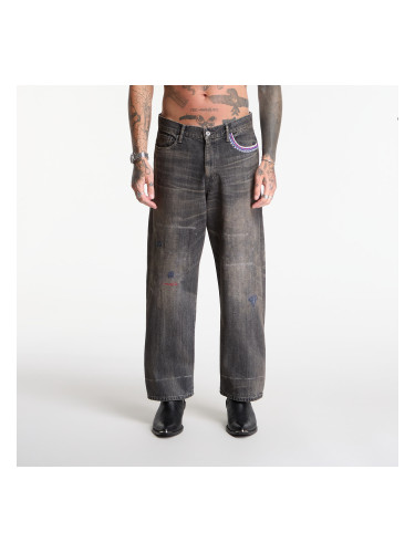 Дънки NEIGHBORHOOD Savage Denim Dp Wide Pants Black S