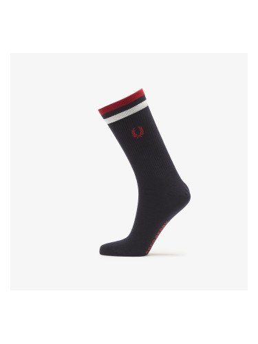 Чорапи Fred Perry Tipped Sports Sock Navy/ Snow White/ Burnt Red 43-46
