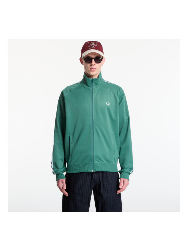 Суитшърт Fred Perry Contrast Tape Track Jacket Green M