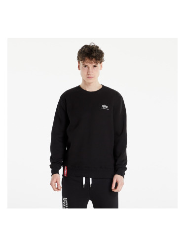 Суитшърт Alpha Industries Basic Sweater Small Logo Black L