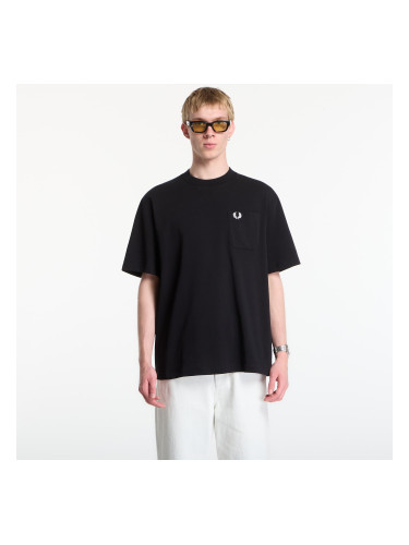 Тениска Fred Perry Pocket Detail T-Shirt Black XL