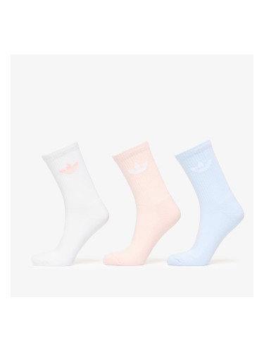 Чорапи adidas Trefoil Crew Sock Cushion 3-Pack White L