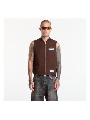 Елек NEIGHBORHOOD Zip Work Vest Brown M