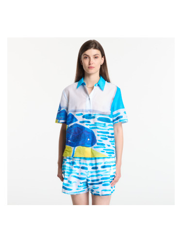 Риза Michael Kors X Christina Zimpel Beach Shirt White S